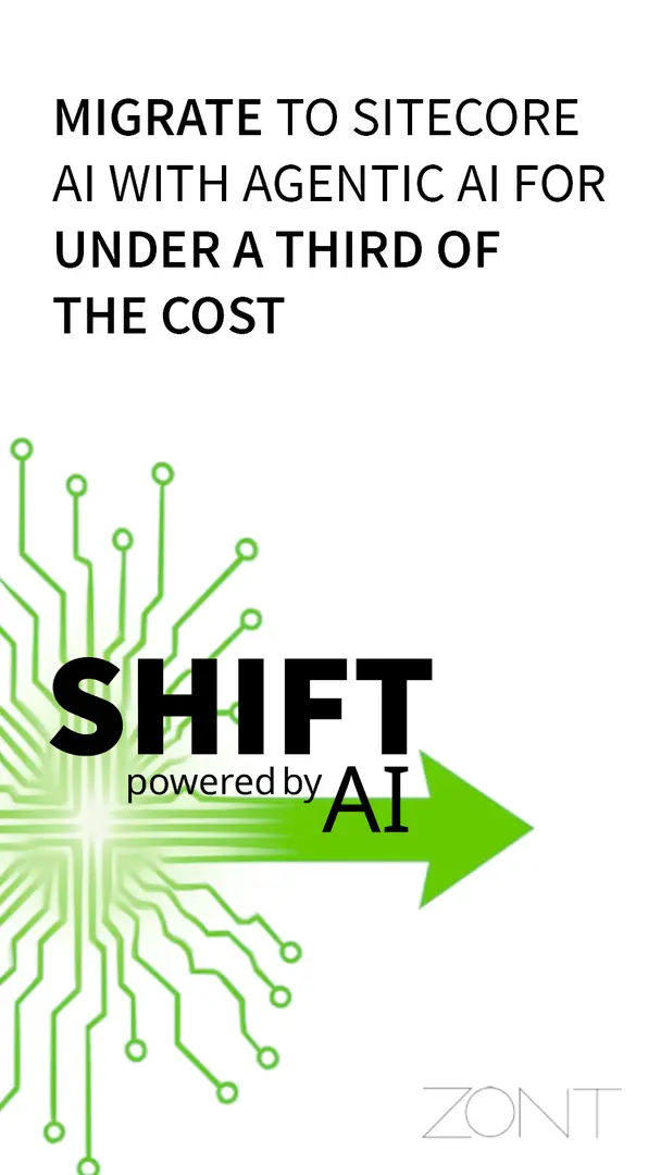 Migrate to Sitecore AI with agentic AI for under a third of the cost